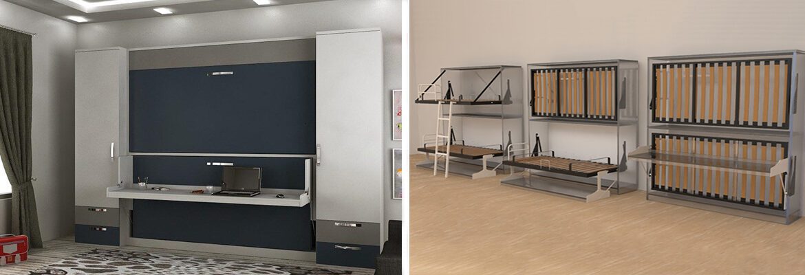 Alandan tasarruf sağlayan Duvar Yatağı Mekanizmaları