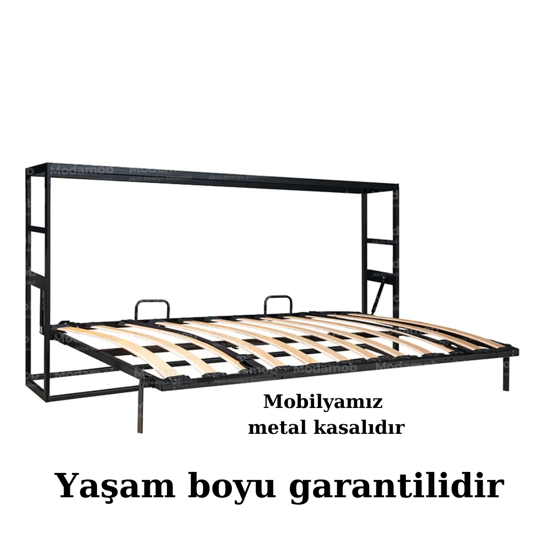 Nora Yatay Koltuklu Duvar Yatağı - Duvar Yatakları Nora Yatay Koltuklu Duvar Yatağı - Duvar Yatakları