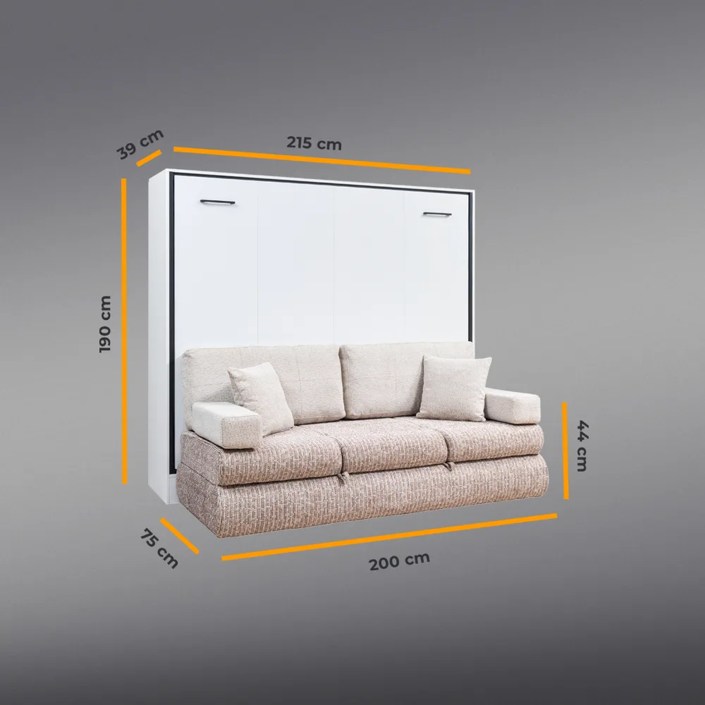 Nora Yatay - Çift Kişilik Duvar Yatakları Nora Yatay - Çift Kişilik Duvar Yatakları