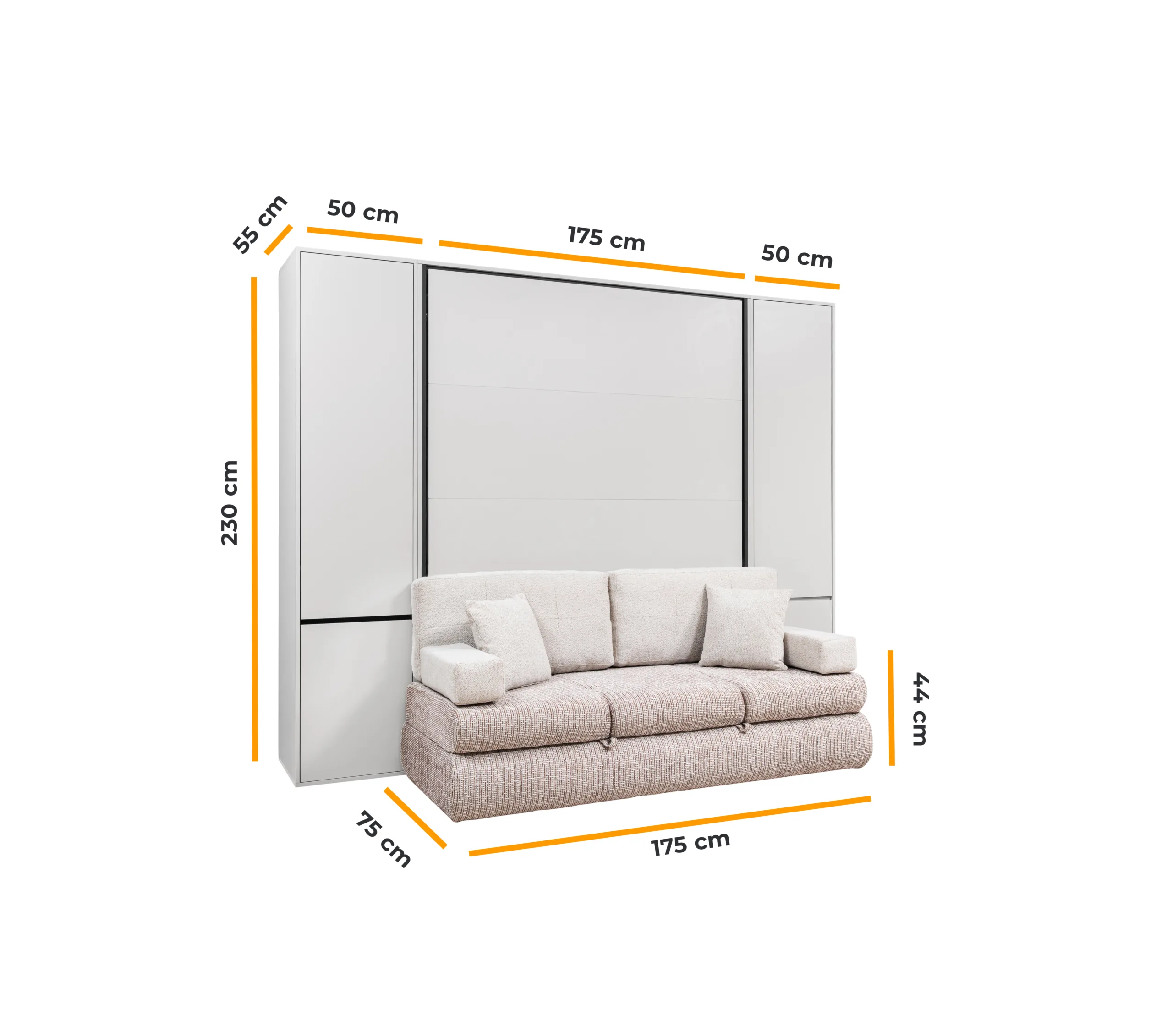 Nora Set Uzaktan Kumandalı - Çift Kişilik Duvar Yatakları Nora Set Uzaktan Kumandalı - Çift Kişilik Duvar Yatakları