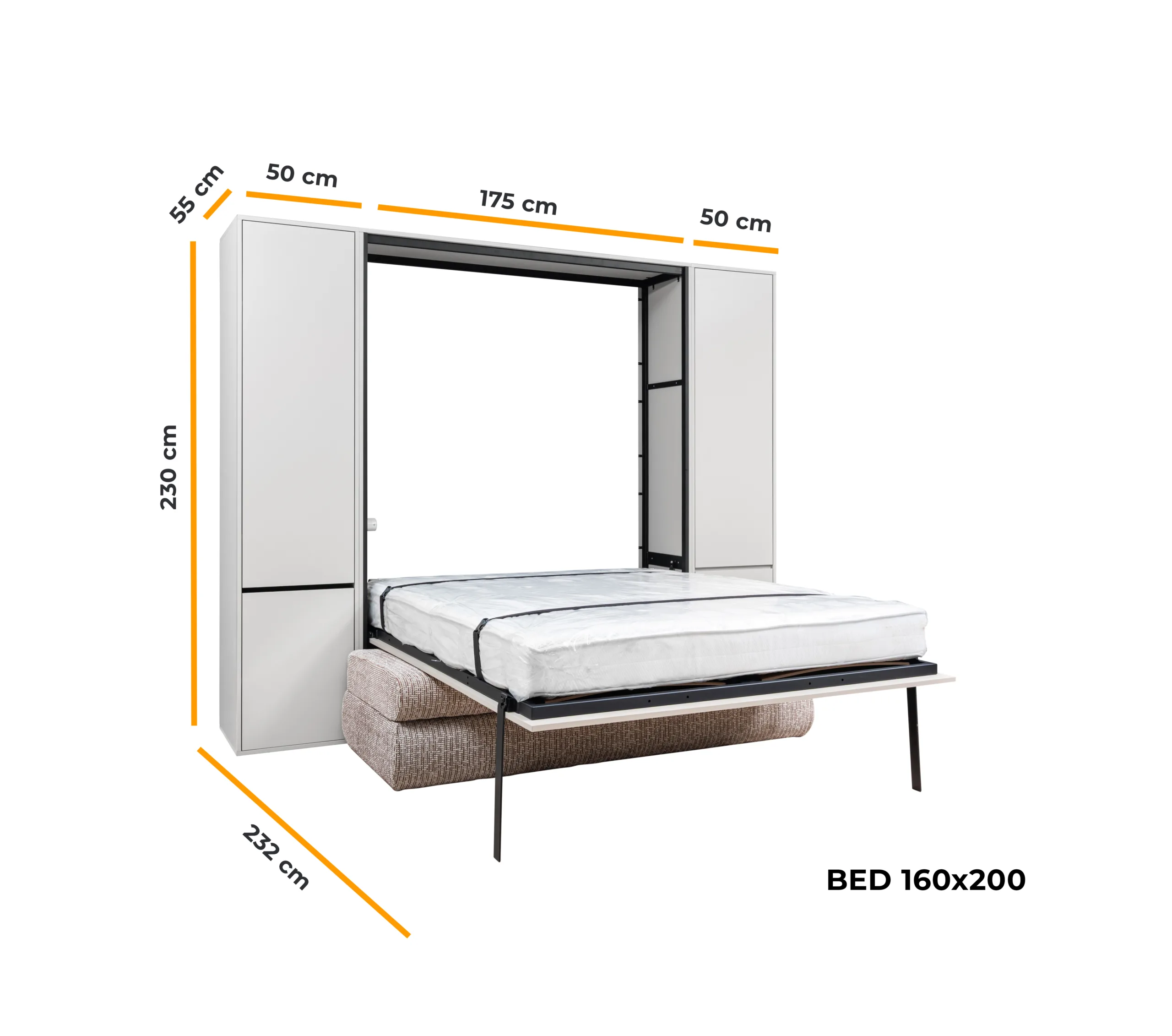 Nora Set Uzaktan Kumandalı - Çift Kişilik Duvar Yatakları Nora Set Uzaktan Kumandalı - Çift Kişilik Duvar Yatakları