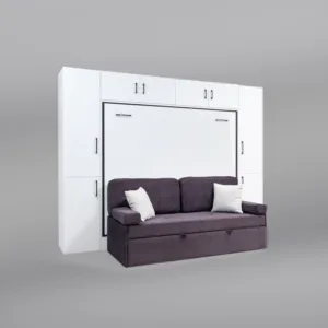 Nora Yatay Set Daybed (Yavrulu Yatak) - Çift Kişilik Duvar Yatakları