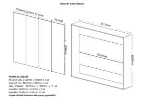 Yatay 150x200 Somyalı